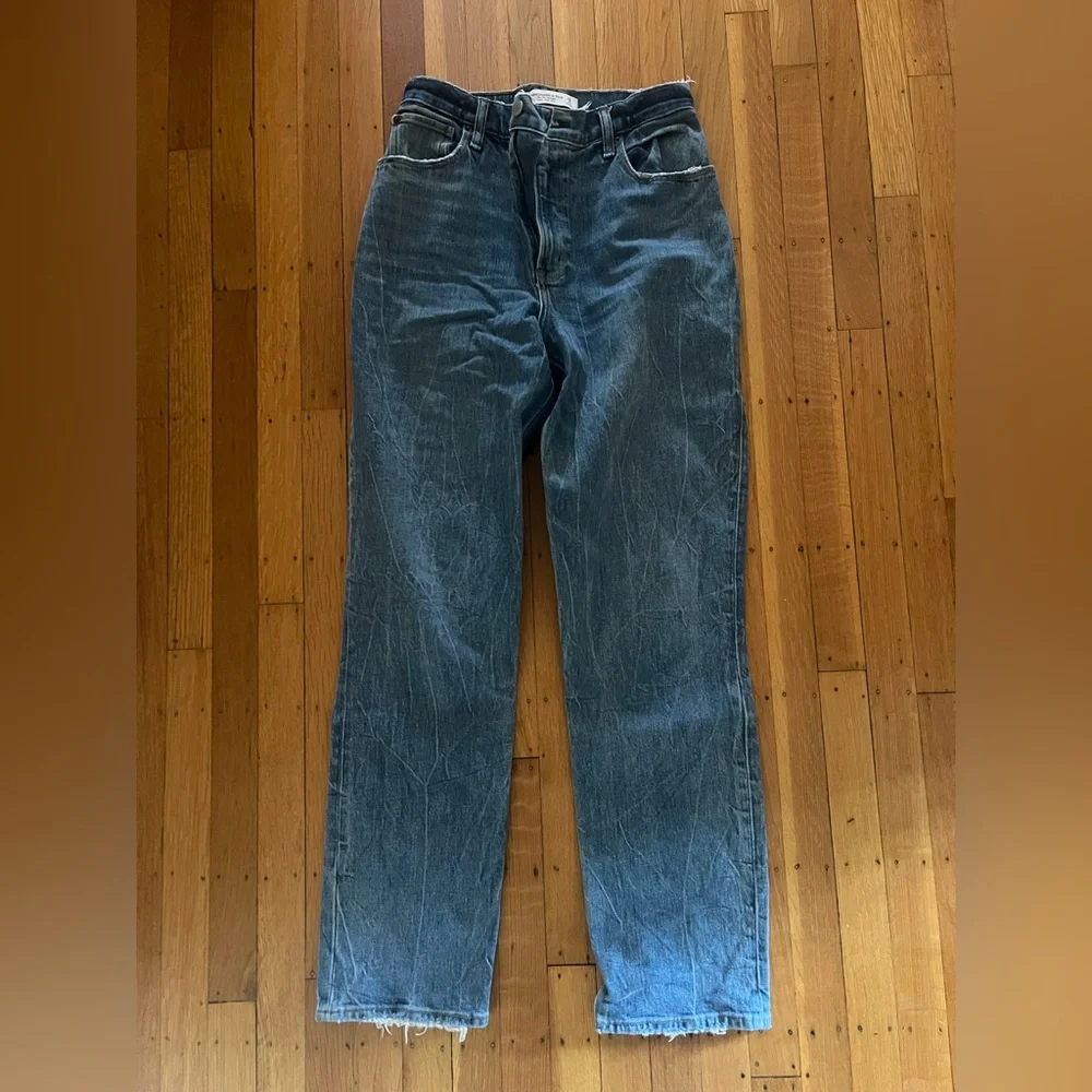 Abercrombie & Fitch curve love straight fit Jeans - Picture 1 of 2